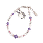 Unicorn (Lavender) - Sterling Silver Unicorn Bracelet